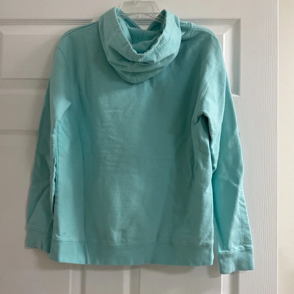 Youth Girl's Hoodie, XL, lovely blue/green color, "SEASIDE!" - Picture 2 of 13